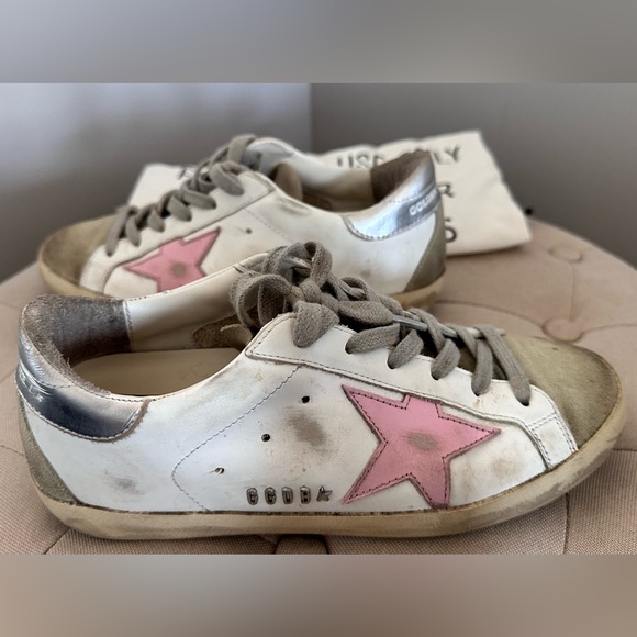 Authentic Golden Goose Superstar Leather & Suede Sneaker - Picture 4 of 13
